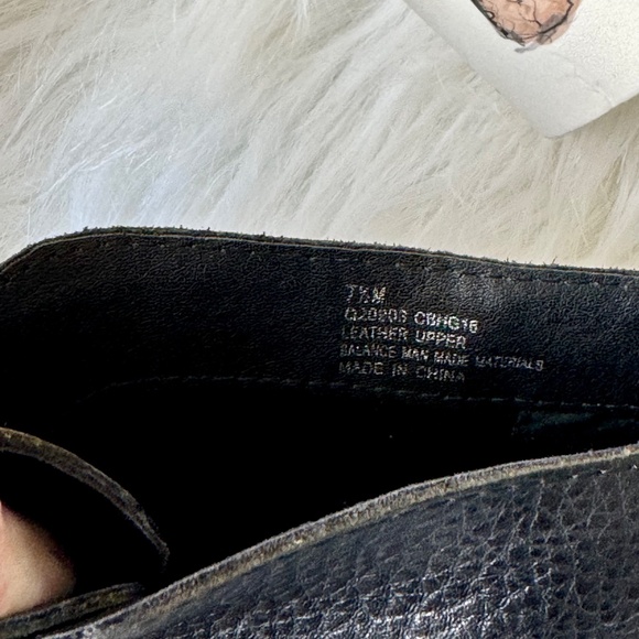 Kork-Ease Roana Lace up Black Leather Ankle Booties Two-Tone Chunky Heel  7.5 - Picture 5 of 13